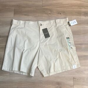 Lee Bermuda short cargo pocket soft, flex comfort waistband griege tan 24W